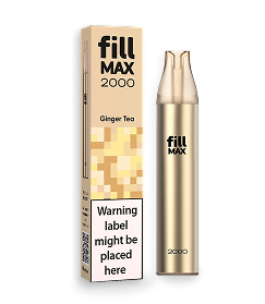 fill MAX 2000 ginger tea