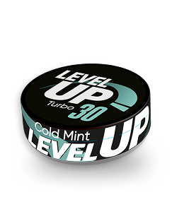 Level UP turbo cold mint - nicotine pouch fill